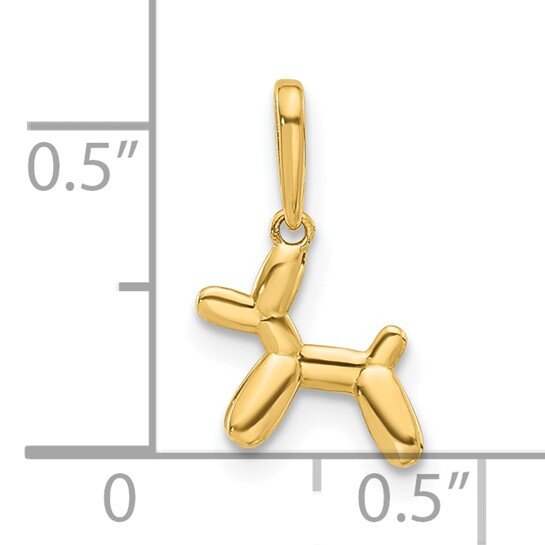 3-D Ballon Dog Charm