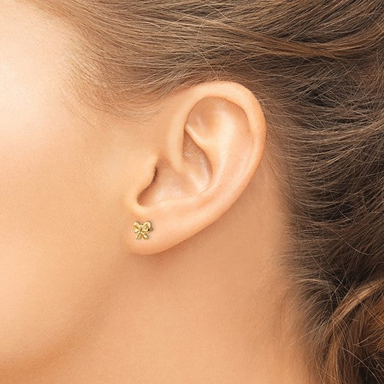 Bow Screwback Studs