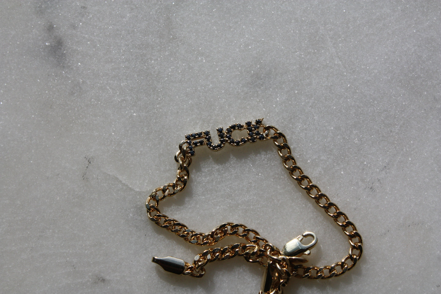 Black Diamond FUCK Bracelet