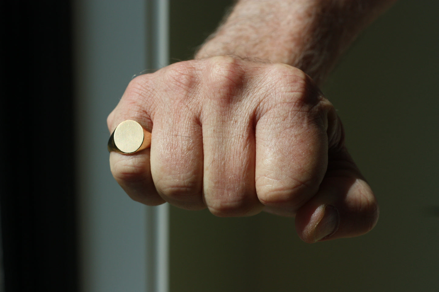Round Signet Ring