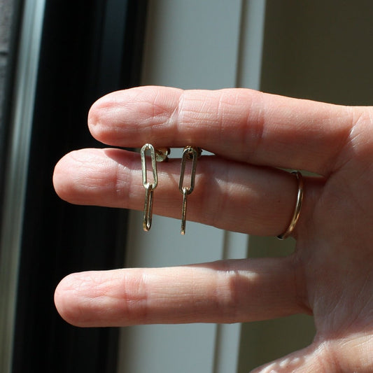 Paperclip Earring