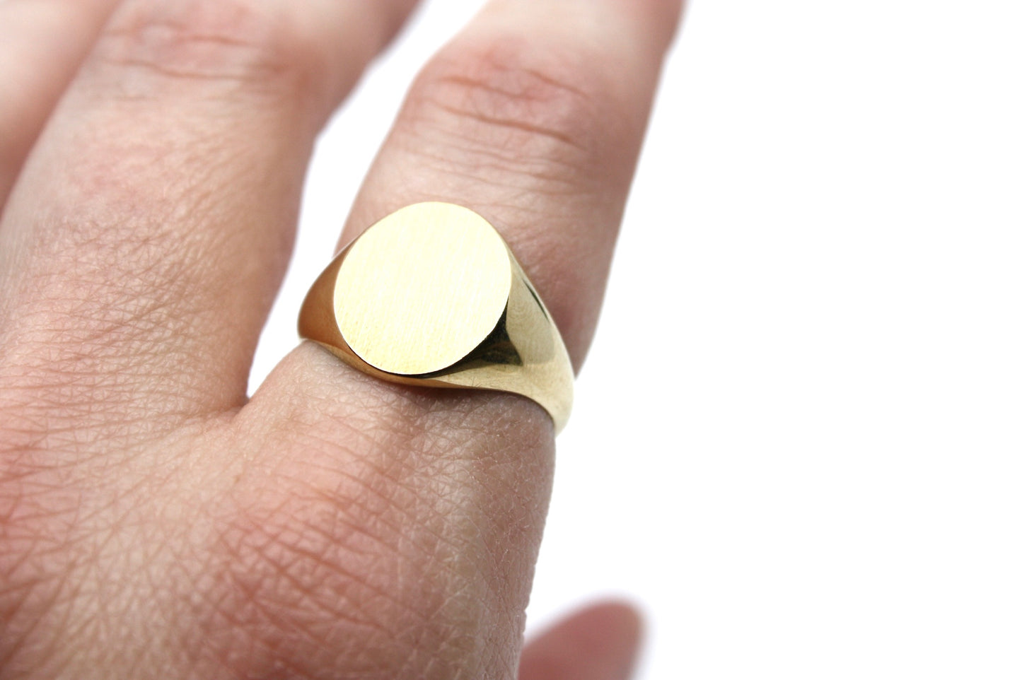 Round Signet Ring