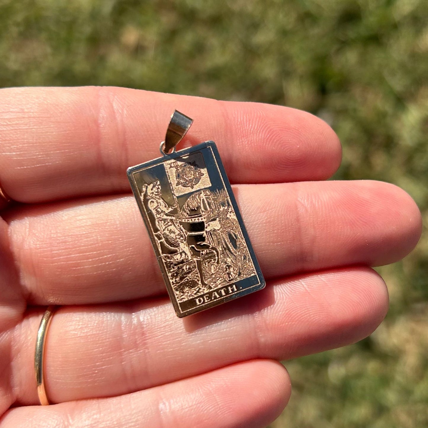 14k Tarot Card Charm