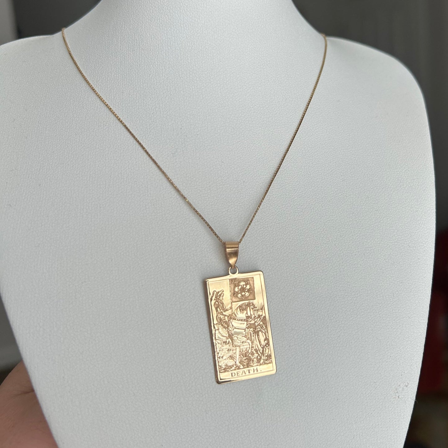 14k Tarot Card Charm