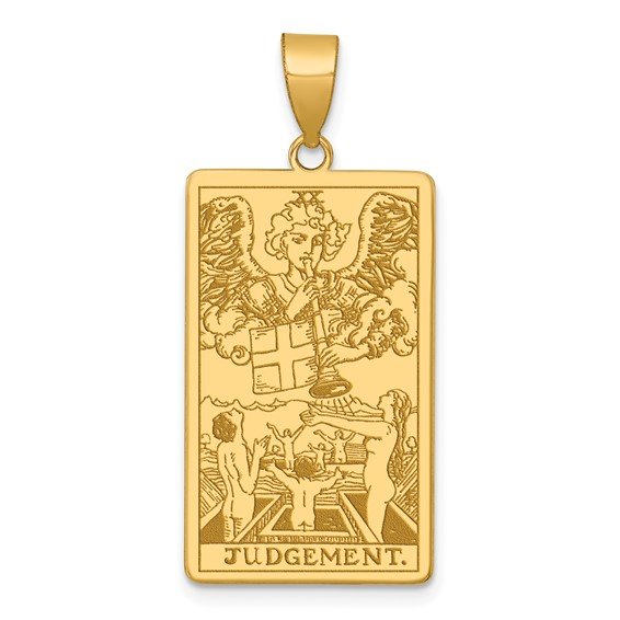 14k Tarot Card Charm