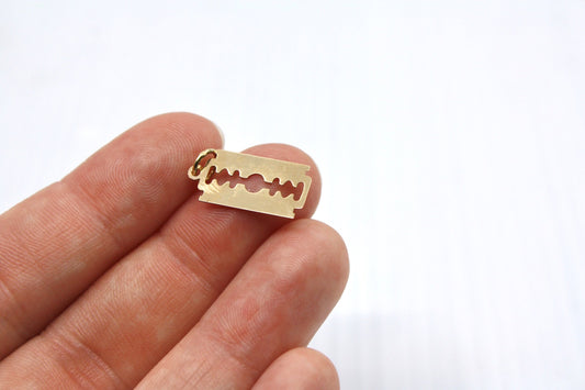 Razor Blade Charm