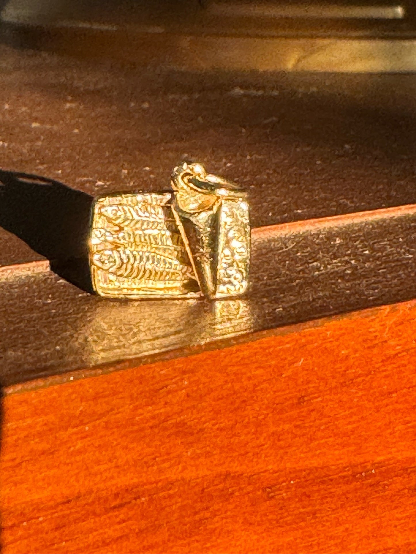 3-D Sardine Tin Charm
