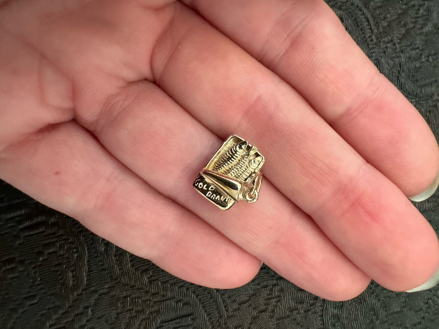 3-D Sardine Tin Charm