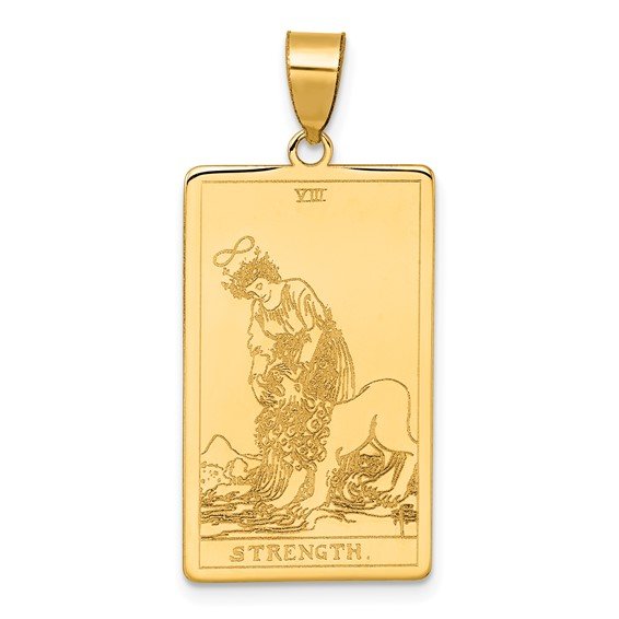 14k Tarot Card Charm