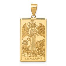 14k Tarot Card Charm