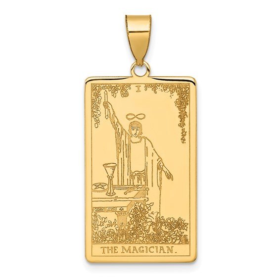 14k Tarot Card Charm