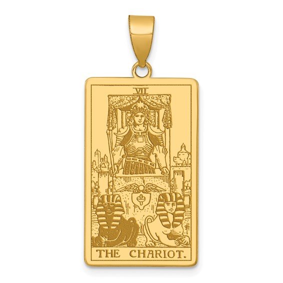 14k Tarot Card Charm