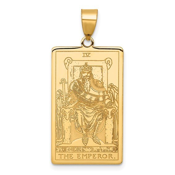 14k Tarot Card Charm