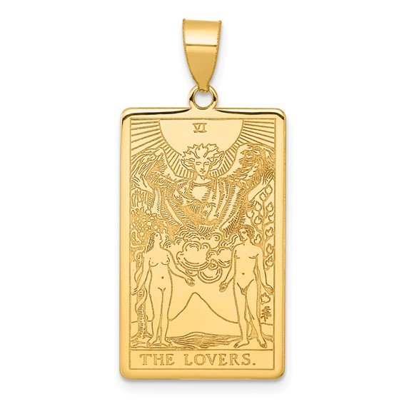 14k Tarot Card Charm
