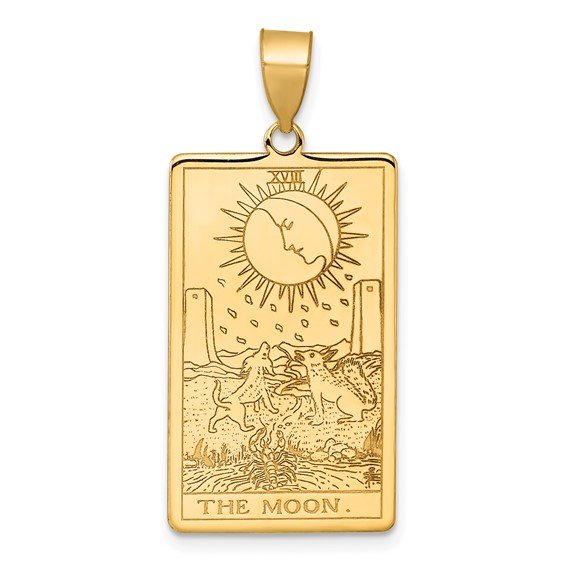 14k Tarot Card Charm