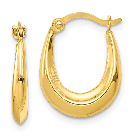 Backordered - 10k Elongated Hoops