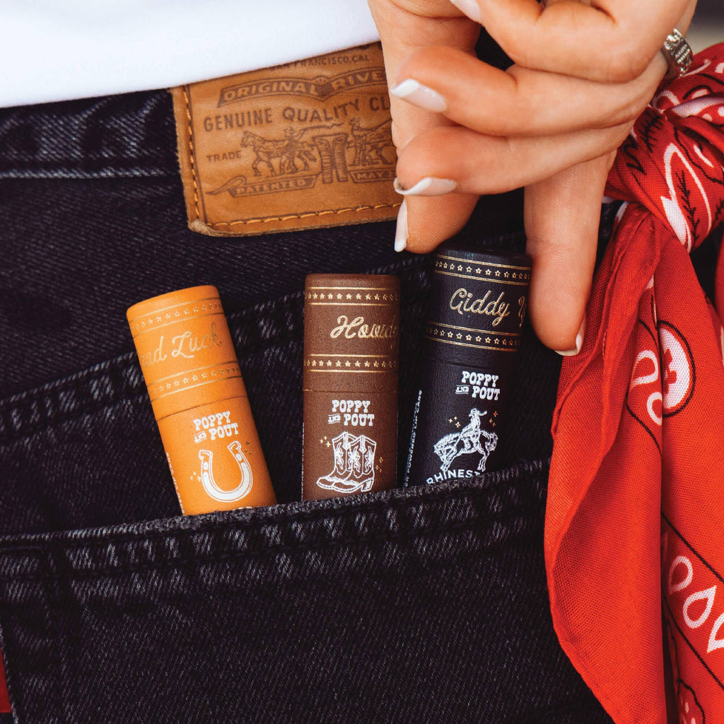 Lip Balm, Rhinestone Rodeo, Rowdy Rootbeer