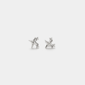 Dainty Tiny Small Star Stud Earrings 925 Sterling Silver