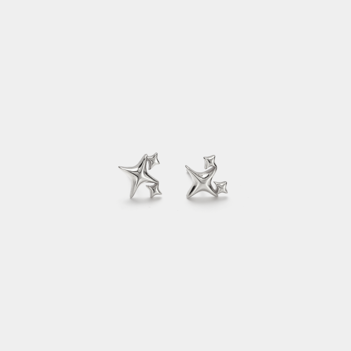 Dainty Tiny Small Star Stud Earrings 925 Sterling Silver