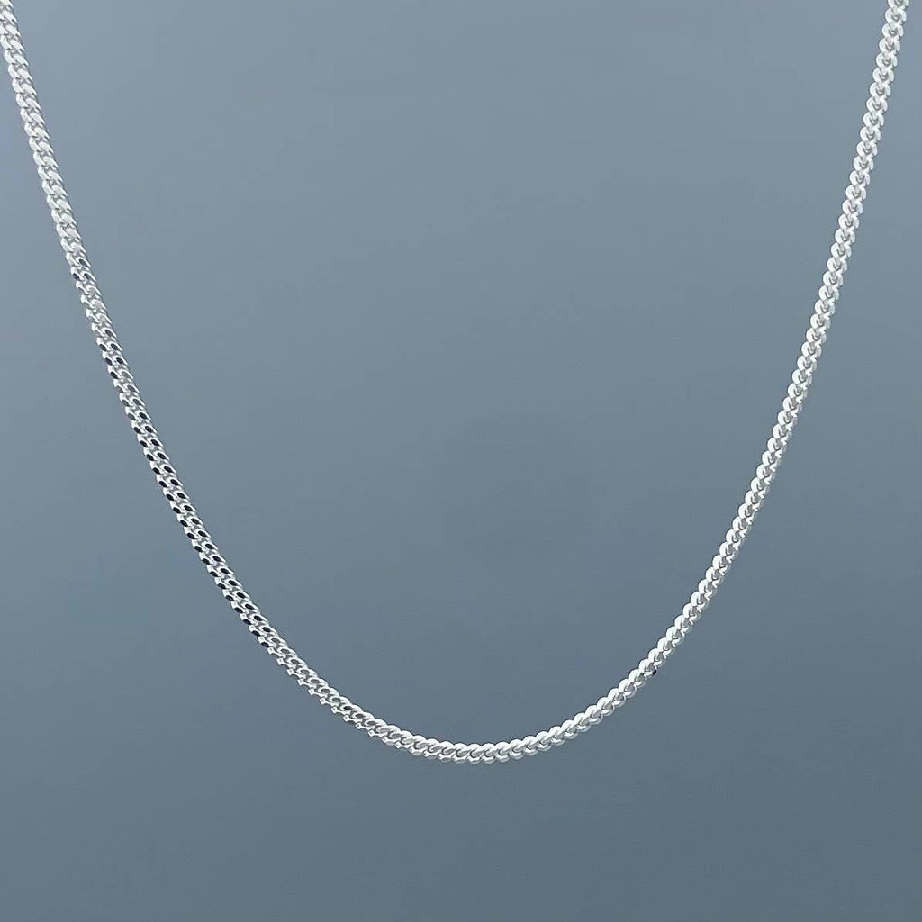 1.4mm Sterling Silver Curb Chain