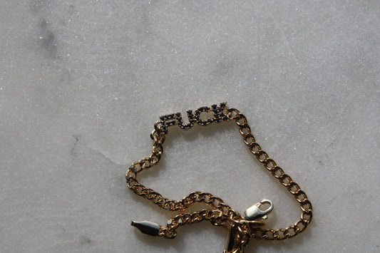 Black Diamond FUCK Bracelet