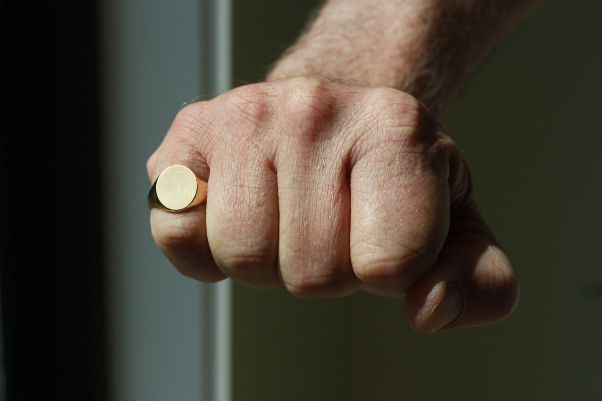 Round Signet Ring