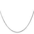 14k Semi-solid Curb Pendant Chain