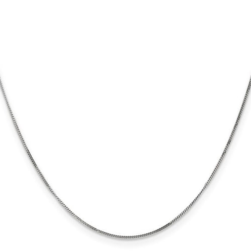 14k Semi-solid Curb Pendant Chain